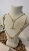 İthal Gold Renk Kolye 
