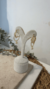 İthal Gold Renk Küpe
