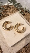 İthal Gold Renk Küpe
