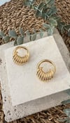 İthal Gold Renk Küpe