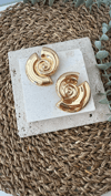 İthal Gold Renk Küpe