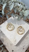 İthal Gold Renk Küpe