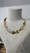 İthal Gold Renk Pul Kolye 40+5 cm