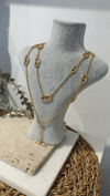 İthal Gold Renk Zincir Kolye
