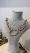 İthal Gold Renk Zincir Kolye 50cm