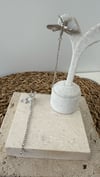 İthal Gümüş Renk Küpe