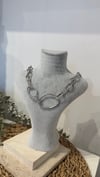 İthal Gümüş Renk Zincir Kolye 50cm