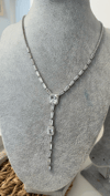İthal Zirkon Taşlı Kolye Küpe Set