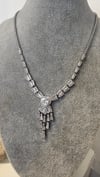 İthal Zirkon Taşlı Kolye Küpe Set