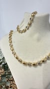 Xuping Özel Seri Gold Renk 14k Kolye Bileklik Set
