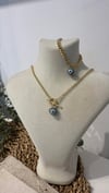 Xuping Özel Seri Gold Renk 14k Kolye Bileklik Set