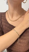 Xuping Özel Seri Gold Renk 14k Kolye Bileklik Set