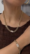 Xuping Özel Seri Gold Renk 14k Kolye Bileklik Set