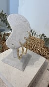 Zirkon Üçlü Gold Renk Küpe