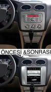 Ford Focus2 TESLA EKRAN Android 13 Multimedya Sistemi 2007-2011 MODEL (Ultra HD Geri görüş Kameralı)