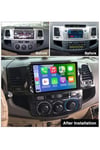 Toyota Hilux Analog Klima Android 13 Multimedya Sistemi 2008-2015 MODEL (Ultra HD Geri görüş Kameralı)