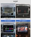 Volkswagen Toureg Android 13 Multimedya Sistemi 2010-2020 MODEL (Ultra HD Geri görüş Kameralı)