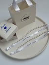 Dökülmeyen İncili Yüzük Kurdelesi (1cm en) Model 4