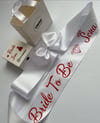 İsimli Bride To Be Kurdele Model 2