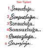İsimli Damat Fincanı Mendili (Gold Kenarlı)
