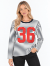 Recep ErdenÇizgili Bisiklet Yaka Uzun Kollu SweatshirtSweatshirt