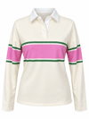Recep ErdenÇizgili Polo Yaka Uzun Kollu SweatshirtSweatshirt