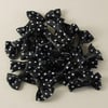 Mini Papyon Fiyonk Kurdele Siyah (3.5cm-25adet)