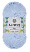 KARTOPU,BABY NATUREL COTTON K0544 BEBE MAVİ