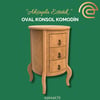 OVAL KONSOL KOMODİN