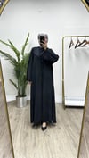 Bağcıklı Krep Abaya