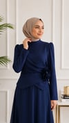 Elif Gül Detaylı Tesettür Abiye Elbise