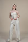 CAMILA KETEN YELEK PANTOLON İKİLİ TAKIM