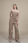 CAMILA KETEN YELEK PANTOLON İKİLİ TAKIM