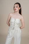 CAMILA KETEN YELEK PANTOLON İKİLİ TAKIM