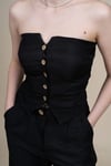 CAMILA KETEN YELEK PANTOLON İKİLİ TAKIM