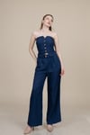 CAMILA KETEN YELEK PANTOLON İKİLİ TAKIM