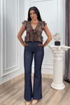 K-30431 GARNİ CEP AĞIZLI PANTOLON