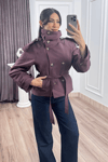 K-8646 REGLAN KOL KISA TRENÇ