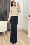K-8651 SÜS BİYELİ CEKET