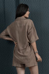 Keten Oversize Gömlek 70039