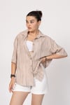Keten Oversize Gömlek 70039