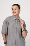 Keten Oversize Gömlek 70039