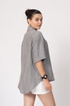 Keten Oversize Gömlek 70039