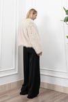 LEVI İNCİ İŞLEMELİ PELUŞ MONT