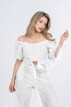 MARGARET KETEN BLUZ PANTOLON İKİLİ TAKIM