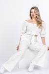 MARGARET KETEN BLUZ PANTOLON İKİLİ TAKIM