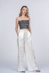 MEREDITH SATEN PANTOLON