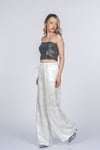 MEREDITH SATEN PANTOLON