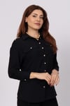 Omuz Apolet Detaylı Gömlek 7996