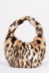 SAD LEOPAR DESENLİ PELUŞ ÇANTA